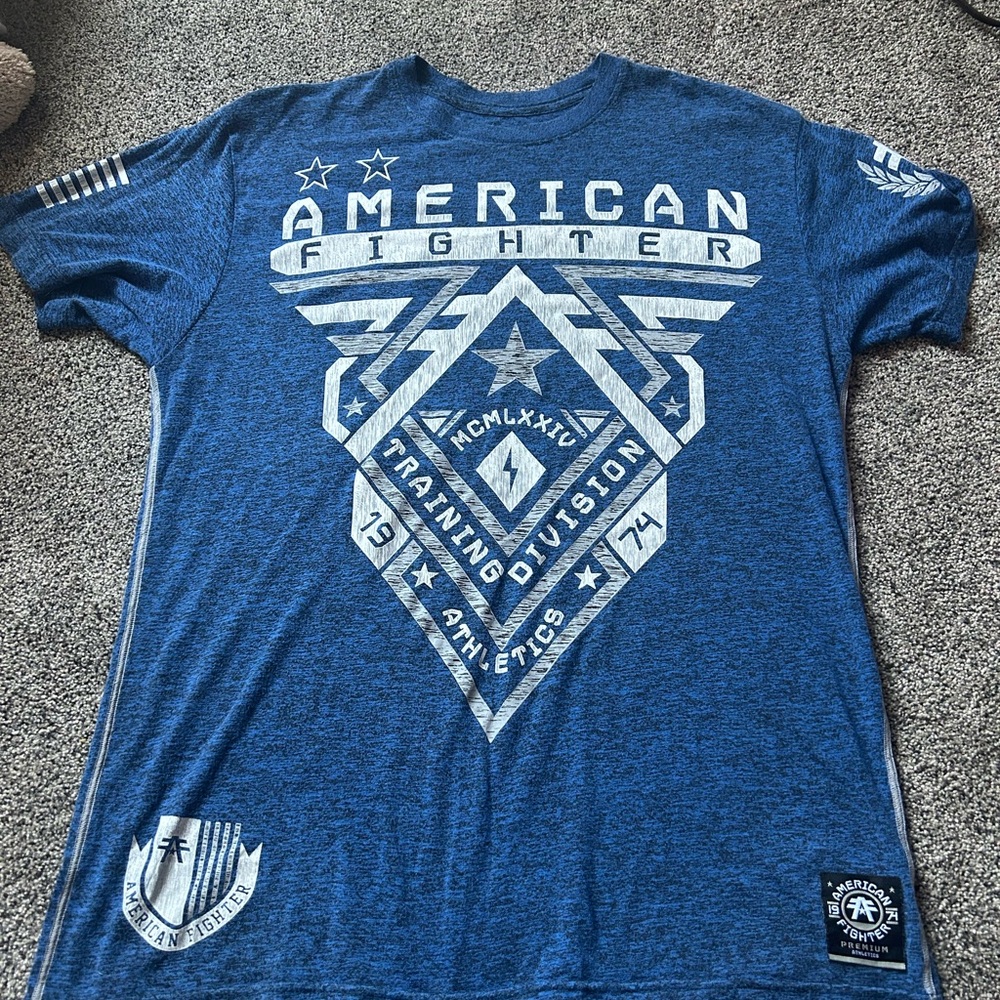 American Fighter Blue Men's Shirt